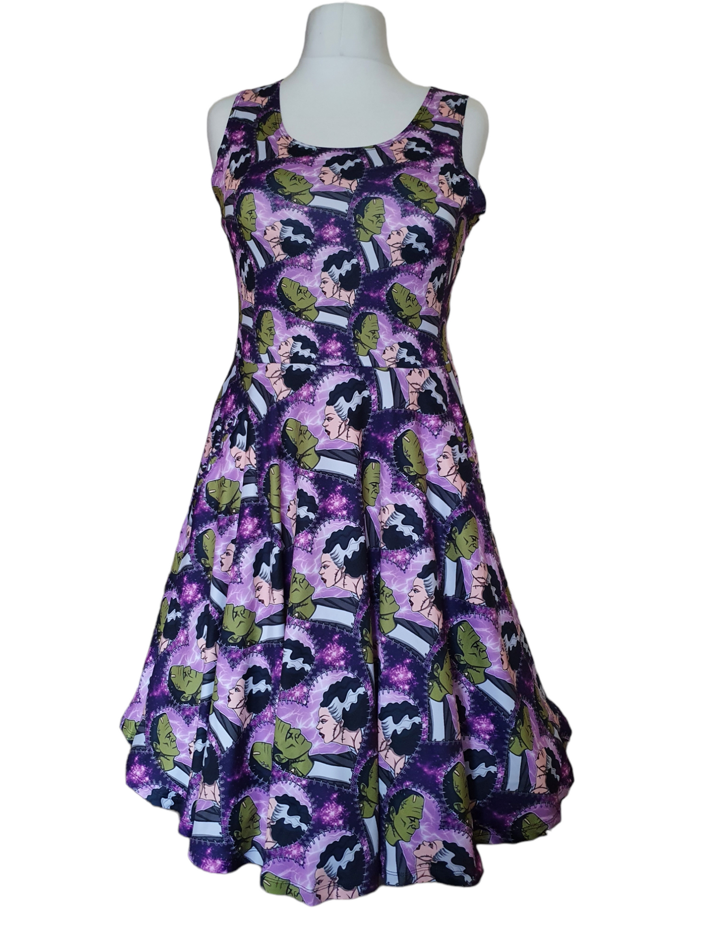 Frankenstein and his bride skater dress
