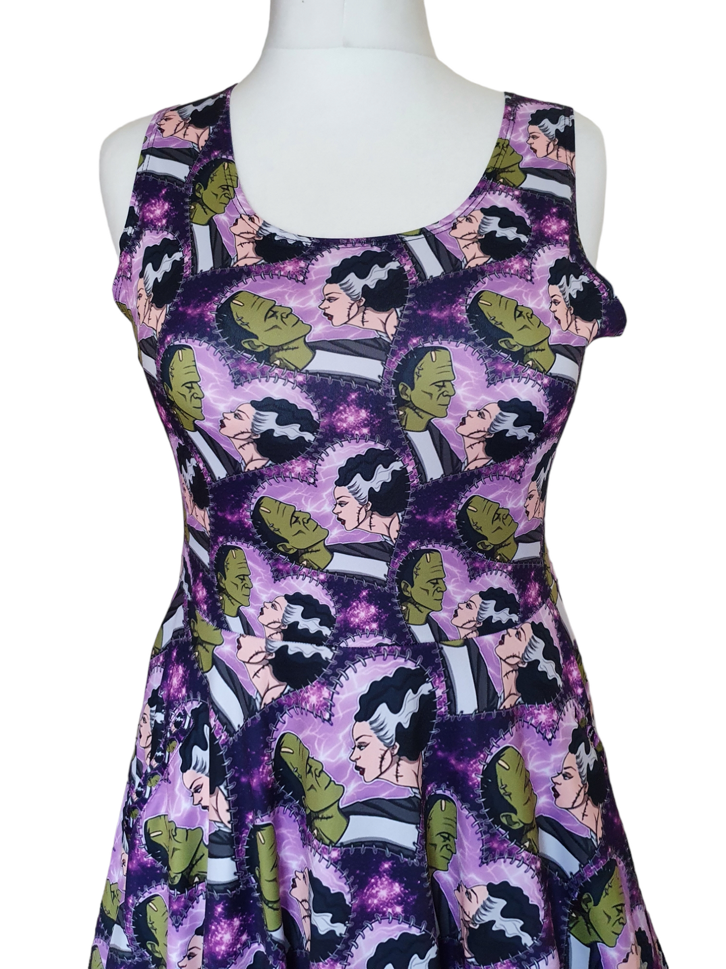 Frankenstein and his bride skater dress