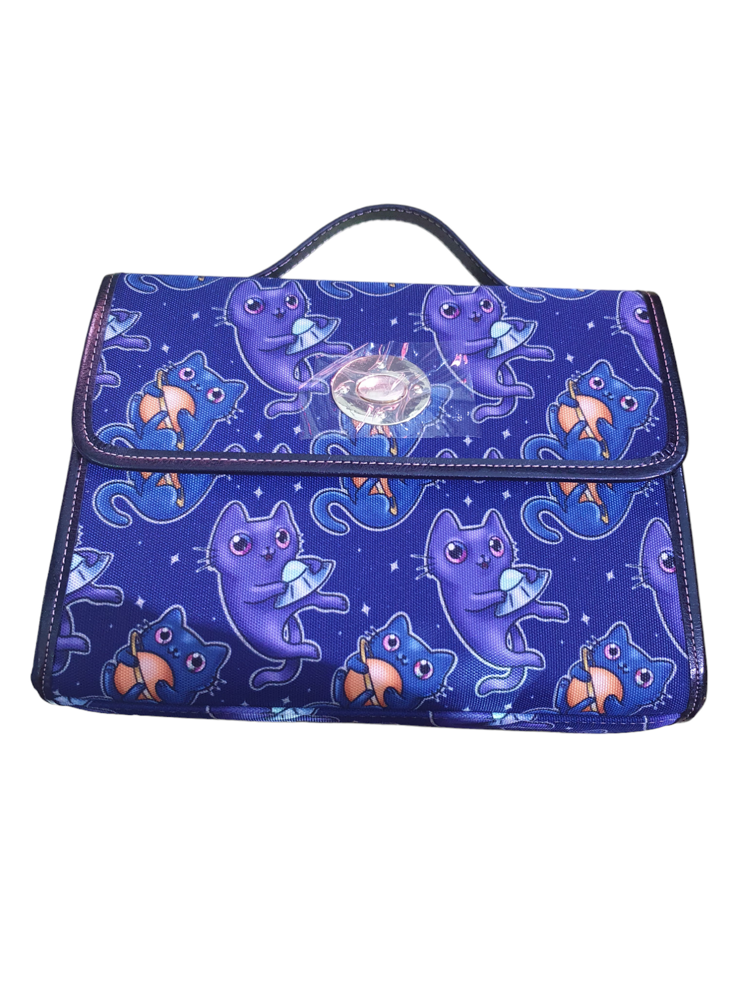 Space cat satchel Handbag