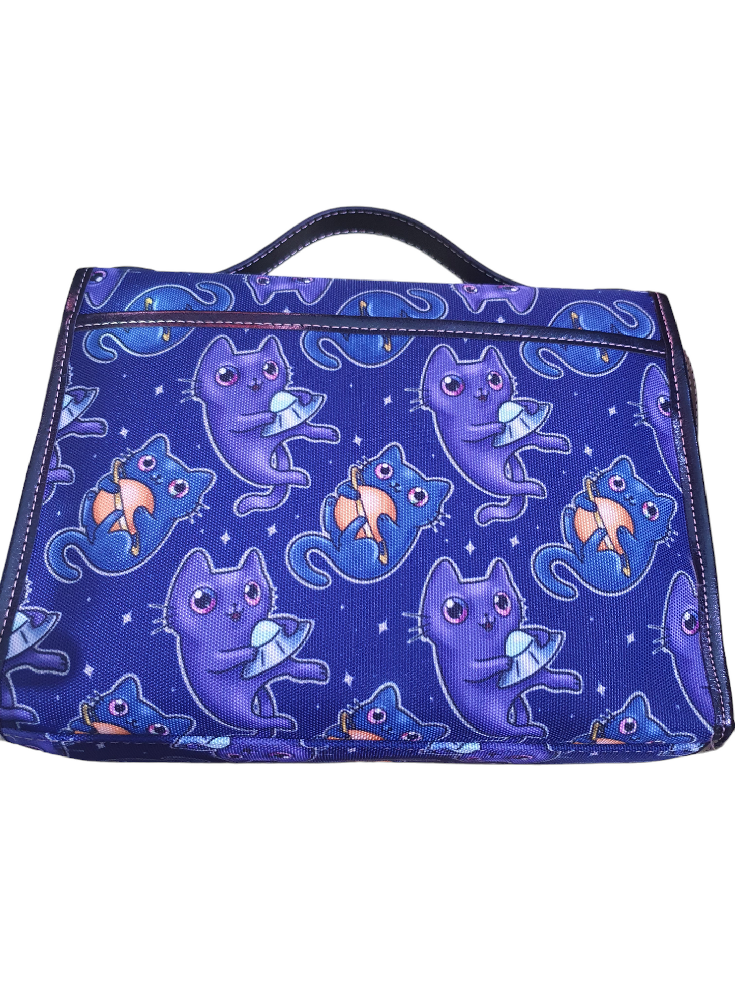 Space cat satchel Handbag