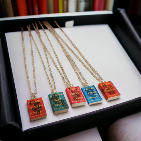 A court of thorns and roses acotar series Book Necklace
