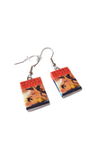 Harry Potter and the Goblet of Fire  Book earrings