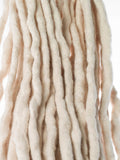 Wool Dreadlocks Blonde natural custom wool dreads- Double Ended larp cosplay hair extensions Kit