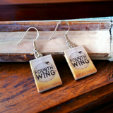 Forth wing Book earrings
