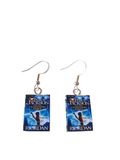 Percy Jackson and the lightning thief Book earrings