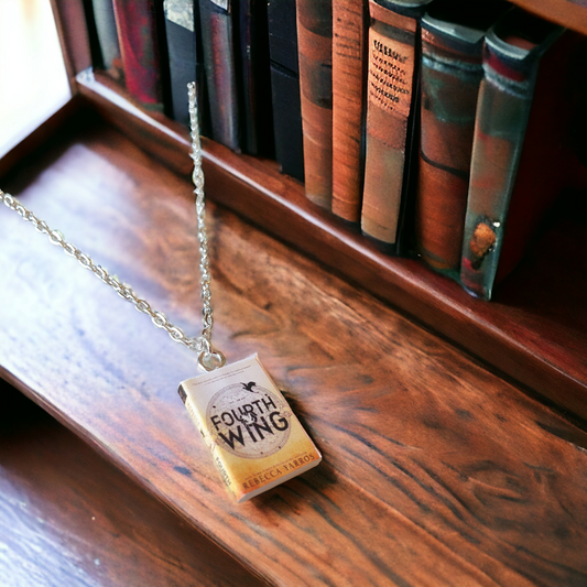 Forth wing Book Necklace