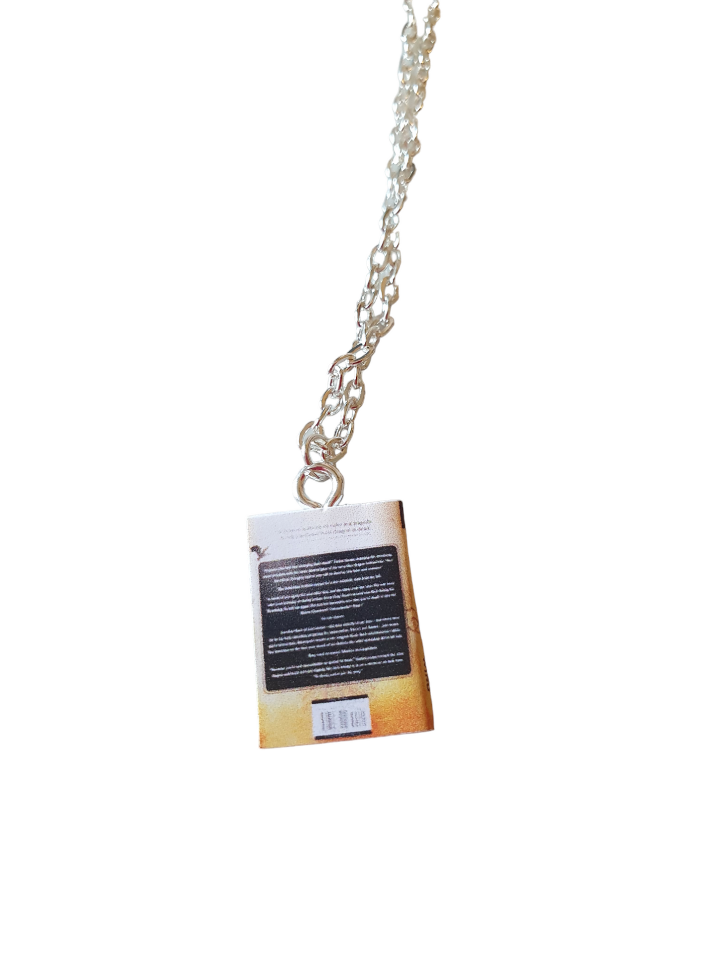 Forth wing Book Necklace
