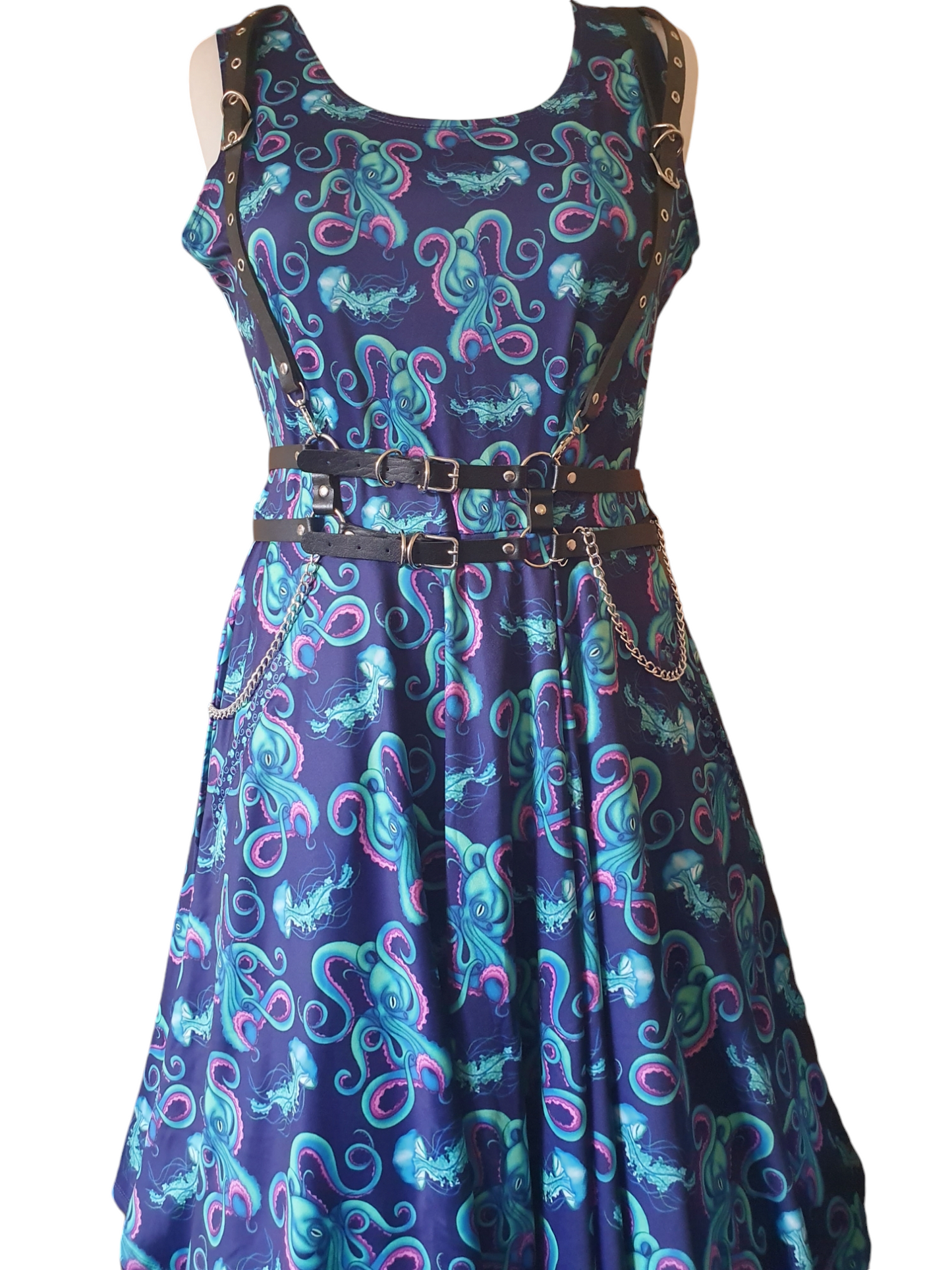 Octopus skater dress