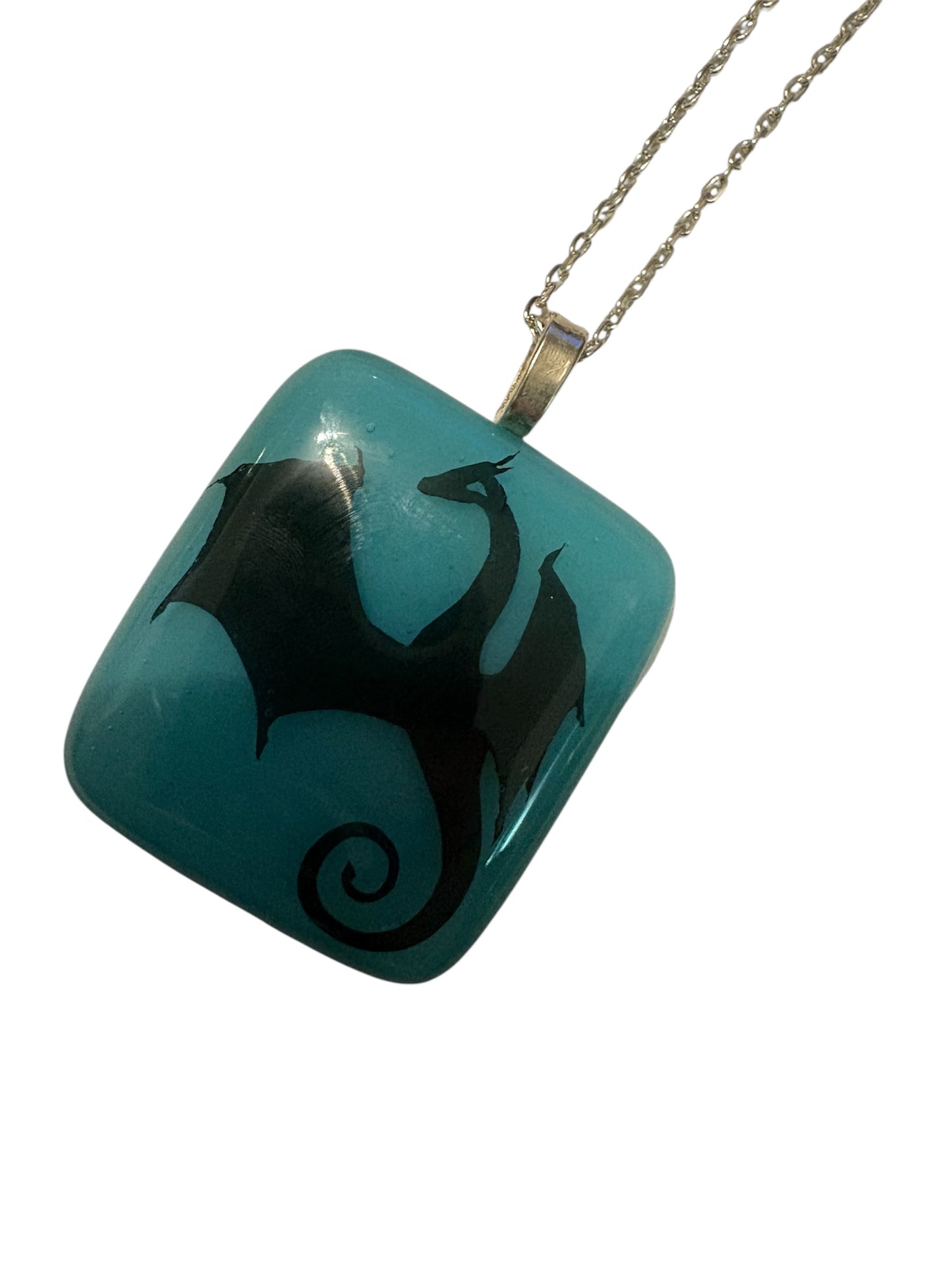 Dragon glass necklace