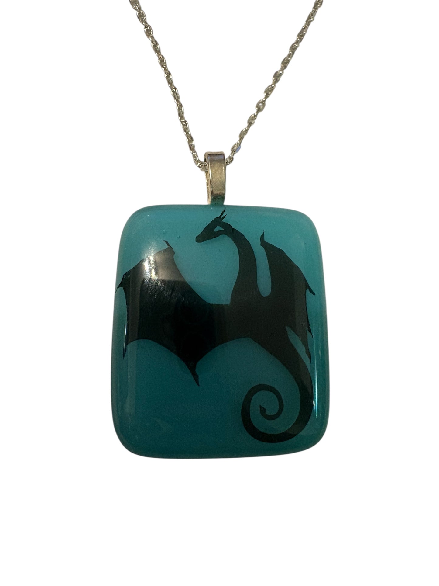 Dragon glass necklace