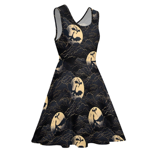 Dragon moon skater dress