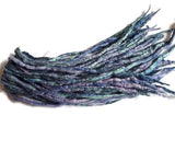 Wool Dreadlocks Mermaid blended wool dreads- Double Ended Roving hair extensions Kit - Dragon Dreads