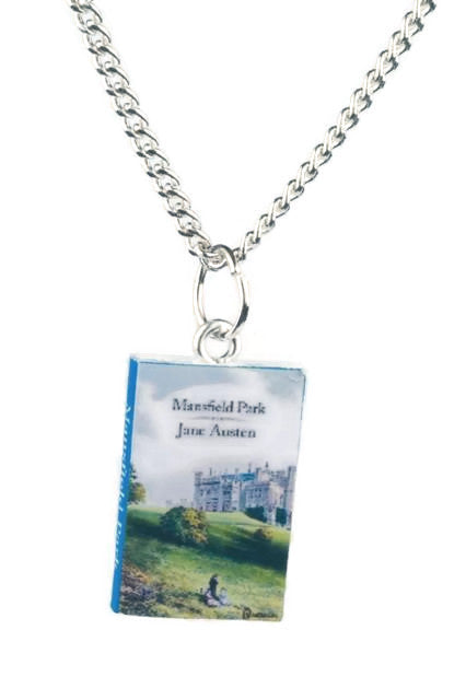Jane Austen's Mansfield Park Book Necklace - Dragon Dreads