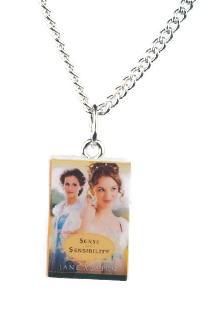 Jane Austen's Sense and Sensibility Book Necklace - Dragon Dreads