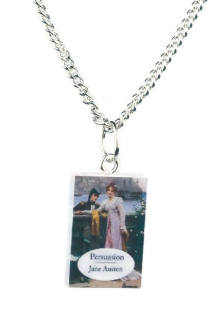 Jane Austen's Persuasion Book Necklace - Dragon Dreads
