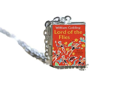Lord of the Flies Book Locket Necklace - Dragon Dreads