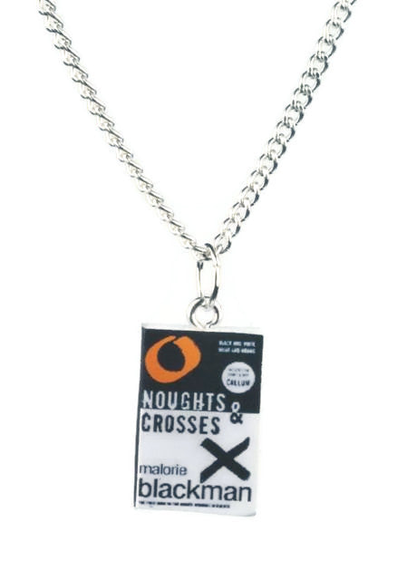Noughts and Crosses Book Necklace - Dragon Dreads