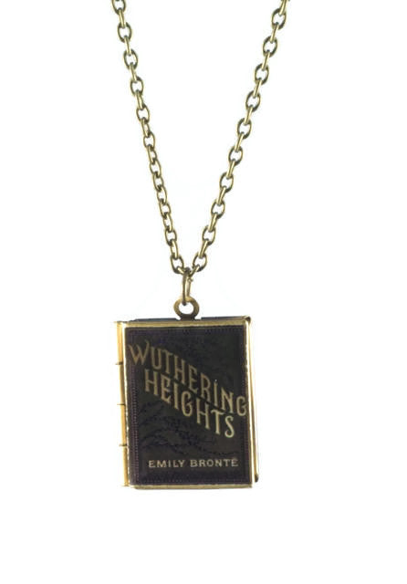 Wuthering Heights Book Locket Necklace - Dragon Dreads