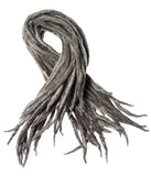 Wool Dreadlocks Steampunk Brown blended custom wool dreads- Double Ended Roving art hair extensions Kit - Dragon Dreads