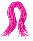 Wool dreadlocks Baby Pink blend custom wool dreads- Double Ended Roving art hair extensions Kit - Dragon Dreads