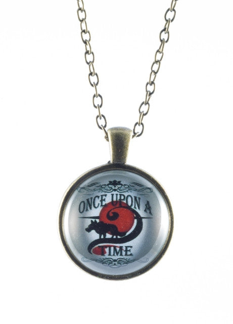 Once Upon A Time Wolf Cameo Necklace - Dragon Dreads