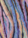 Rainbow pastel kawaii wool dreads-  Double Ended Roving hair extensions Kit - Dragon Dreads