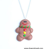 Gingerbread Man Necklace - Dragon Dreads