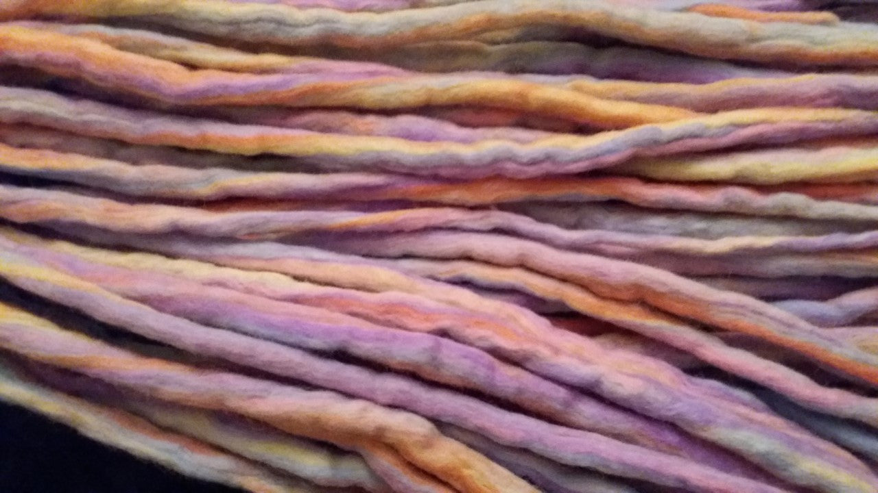 Rainbow pastel kawaii wool dreads-  Double Ended Roving hair extensions Kit - Dragon Dreads